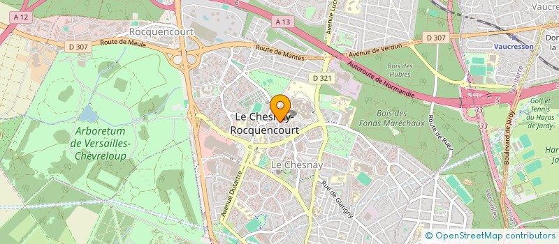 localisation de l'entreprise TRANSFOLEAP  LE CHESNAY-ROCQUENCOURT