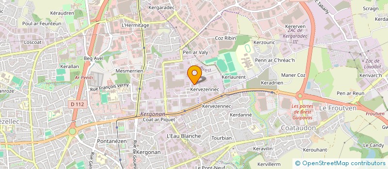 localisation de l'entreprise TRANSFORM'AUTO TFA à BREST
