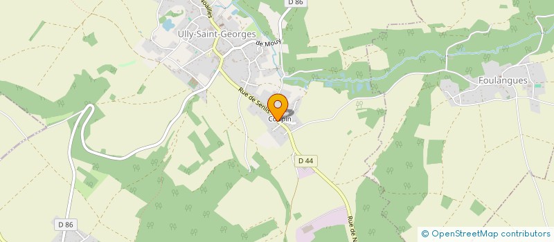 localisation de l'entreprise TRANSFORM-BOIS à ULLY-SAINT-GEORGES