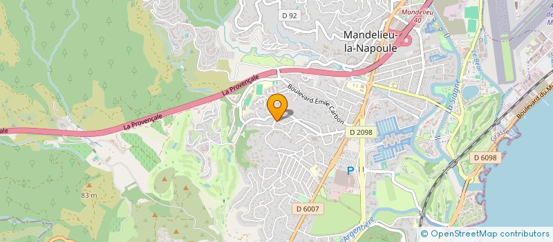 localisation de l'entreprise TRANSFORM DECO à MANDELIEU-LA-NAPOULE