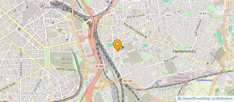 localisation de l'entreprise TRANSFORM'LOG  LILLE