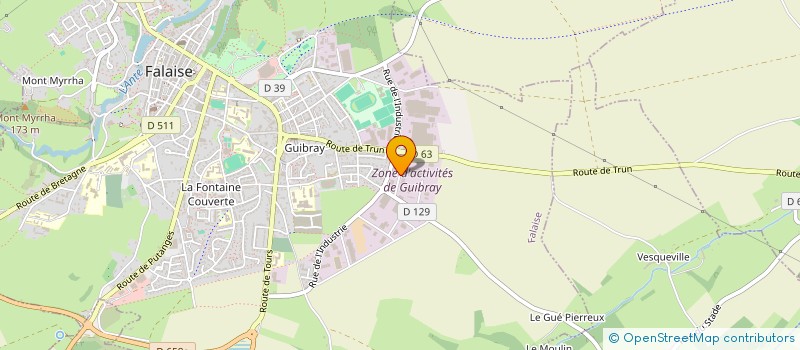 localisation de l'entreprise TRANSFORMATIO PAR COMMANDE NUMERIQUE à FALAISE