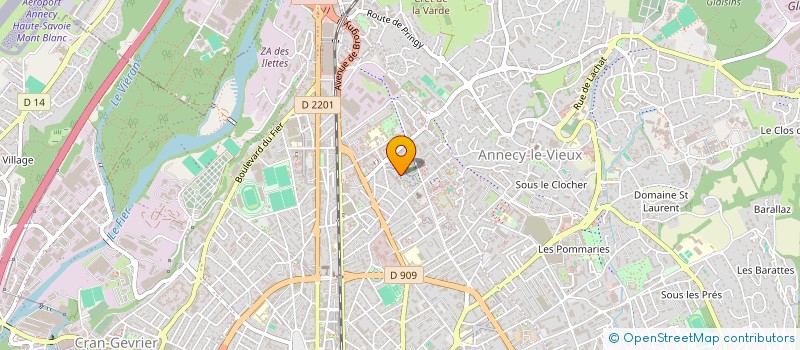 localisation de l'entreprise TRANSFORMATION à ANNECY