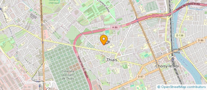 localisation de l'entreprise TRANSFORMATION INNOVATION RENOVATION à THIAIS