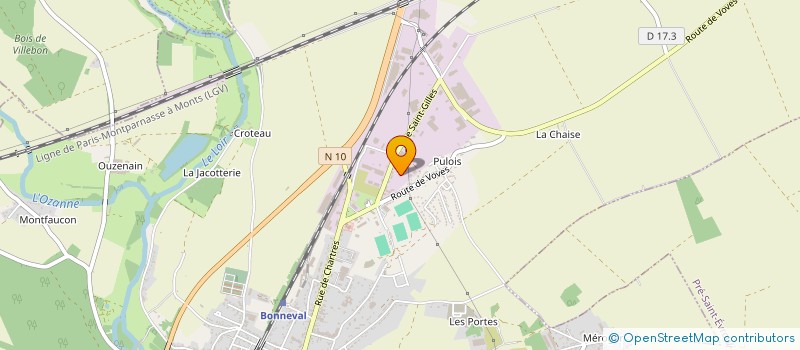 localisation de l'entreprise TRANSFORMATION MATIERES ADHESIVES à BONNEVAL