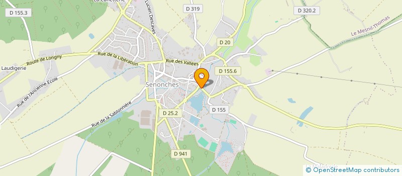 localisation de l'entreprise TRANSFORMATION VIANDES SERVICES à SENONCHES
