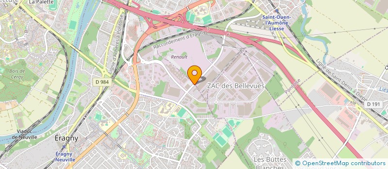localisation de l'entreprise TRANSFORMATIONS AMENAGEMENTS PROJETS à ERAGNY
