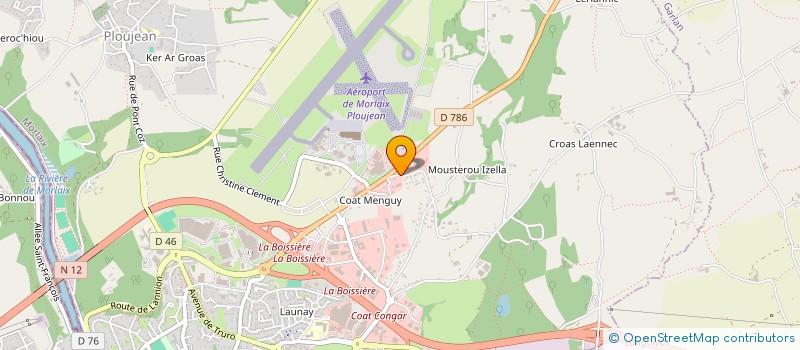 localisation de l'entreprise TRANSFORMEURS SA à MORLAIX