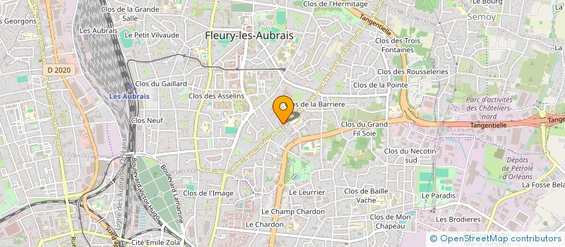 localisation de l'entreprise TRANSFORT EVER à FLEURY-LES-AUBRAIS