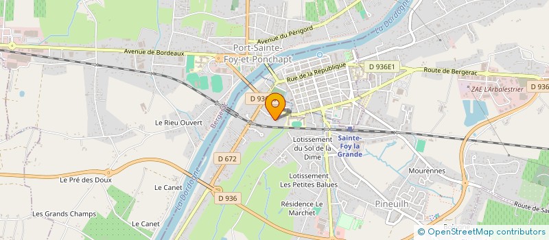 localisation de l'entreprise TRANSFOY à PINEUILH