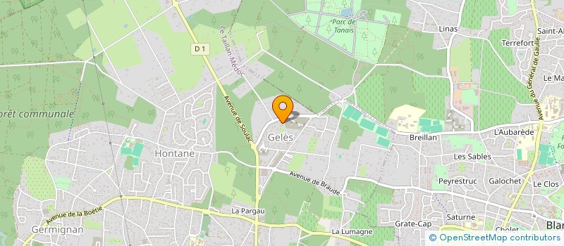 localisation de l'entreprise TRANSFRANCAL  LE TAILLAN-MEDOC