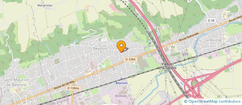 localisation de l'entreprise TRANSFROID EXPRESS à BEYNOST