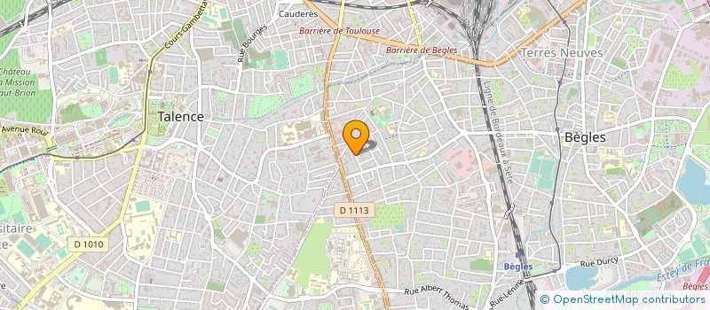 localisation de l'entreprise TRANSFUNERAIRE à BEGLES