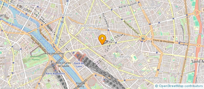 localisation de l'entreprise TRANSFUSION SANGUINE D'URGENCE à PARIS
