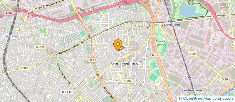 localisation de l'entreprise TRANSGABY à GENNEVILLIERS