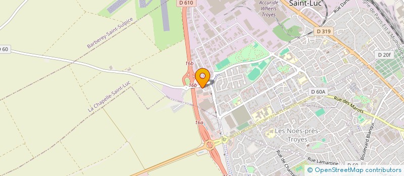 localisation de l'entreprise TRANSGALLIA  LA CHAPELLE-SAINT-LUC