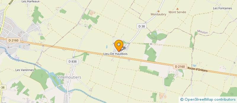 localisation de l'entreprise TRANSGATINAIS à VILLEMOUTIERS