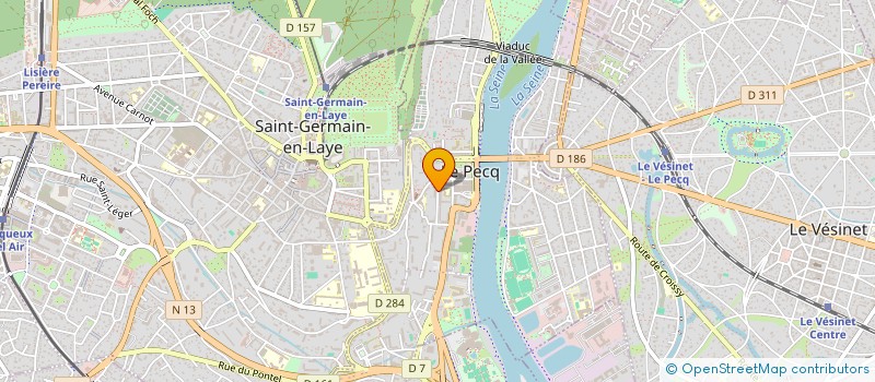 localisation de l'entreprise TRANSGHAB  LE PECQ