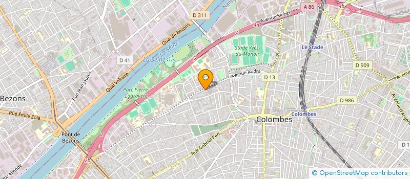 localisation de l'entreprise TRANSGO EXPRESS  COLOMBES