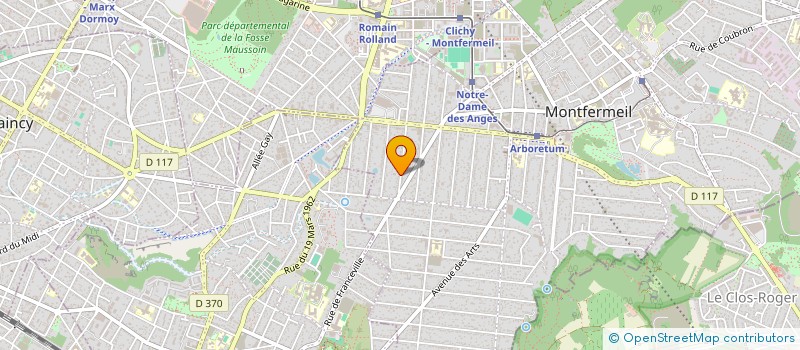 localisation de l'entreprise TRANSGRAM'A  MONTFERMEIL