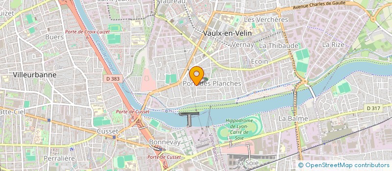 localisation de l'entreprise TRANSGRAPHICA à VAULX-EN-VELIN