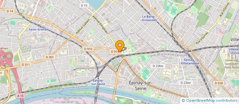 localisation de l'entreprise TRANSHM  EPINAY-SUR-SEINE