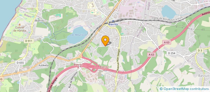 localisation de l'entreprise TRANSHUMANCE à BIARRITZ
