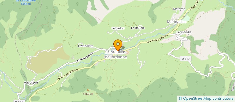 localisation de l'entreprise TRANSHUMANCE ENTRE VALLEE DU LOT ET VOLCAN CANTALIEN à MANDAILLES SAINT JULIEN