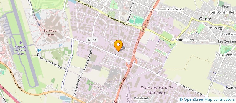 localisation de l'entreprise TRANSHURE à CHASSIEU