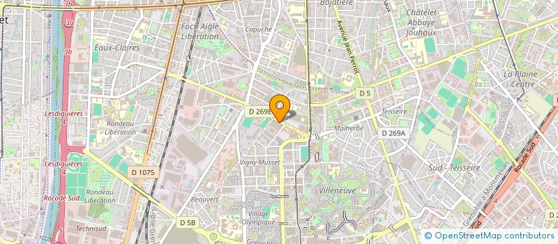 localisation de l'entreprise TRANSIALPES à MONTBONNOT-SAINT-MARTIN