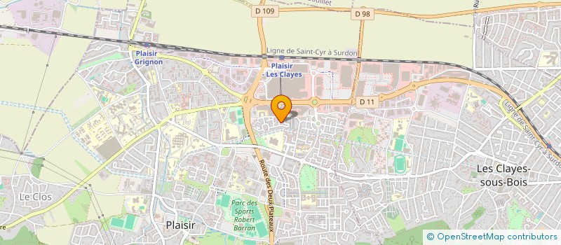 localisation de l'entreprise TRANSIFAST à PLAISIR