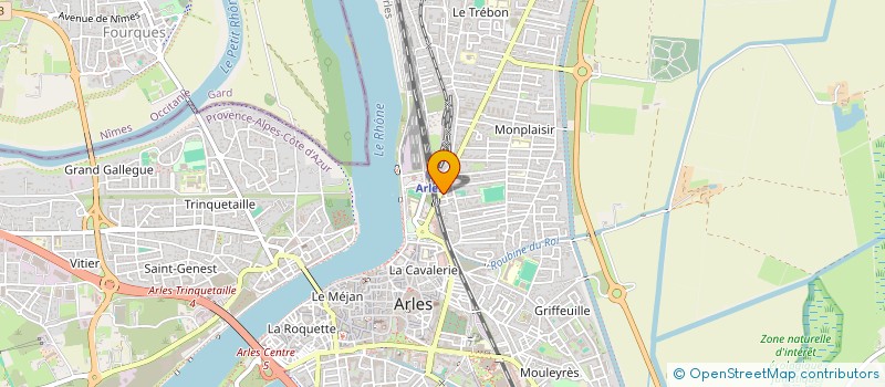 localisation de l'entreprise TRANSILVANIA à ARLES