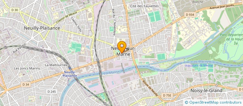 localisation de l'entreprise TRANSIM 93 à NEUILLY-SUR-MARNE