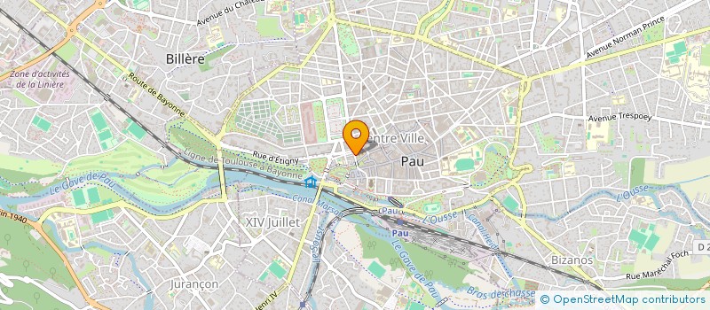 localisation de l'entreprise TRANSIMAGE à PAU