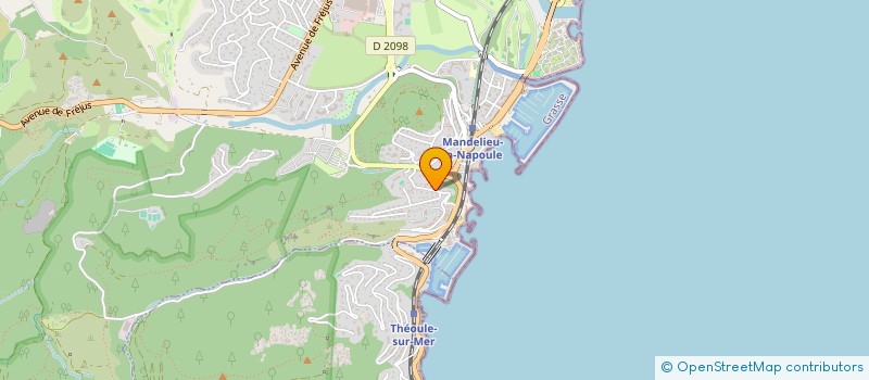 localisation de l'entreprise TRANSIMMO à MANDELIEU-LA-NAPOULE