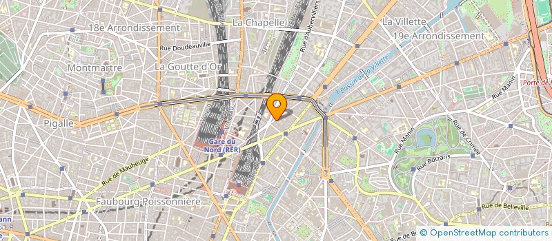 localisation de l'entreprise TRANSINTER à PARIS