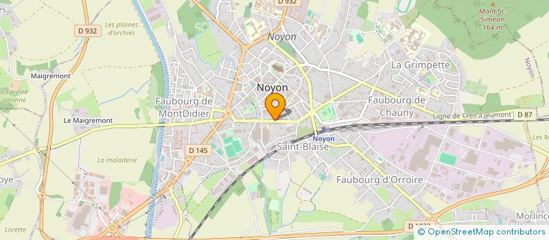 localisation de l'entreprise TRANSISTOR : POUR UNE WEBRADIO CULTURELLE ET PLURIDISCIPLINAIRE  NOYON
