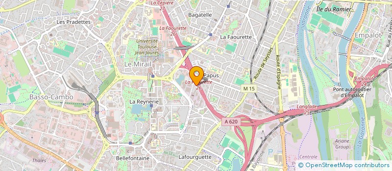 localisation de l'entreprise TRANSIT 22  TOULOUSE