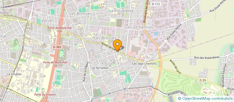 localisation de l'entreprise TRANSIT AFFAIRE à BRON