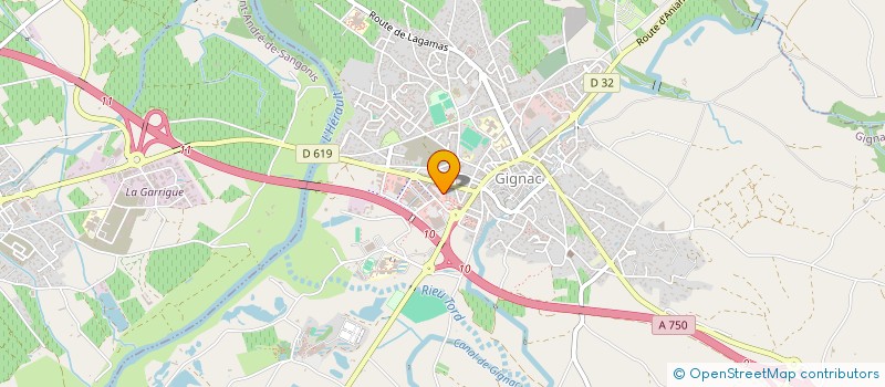 localisation de l'entreprise TRANSIT AUTO à GIGNAC