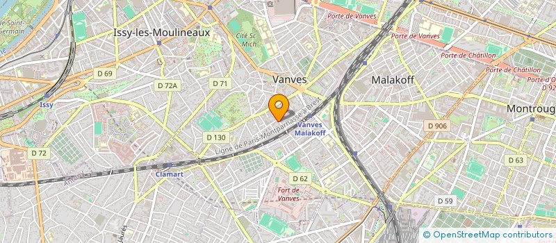 localisation de l'entreprise TRANSIT BETON SERVICES  VANVES