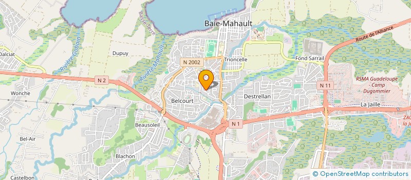 localisation de l'entreprise TRANSIT BUS  BAIE MAHAULT