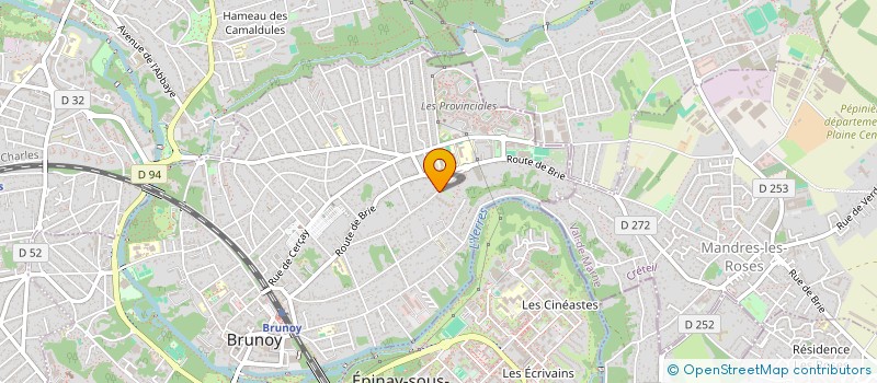 localisation de l'entreprise TRANSIT EXPRESS  BRUNOY