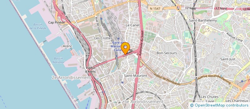 localisation de l'entreprise TRANSIT FRUITS à MARSEILLE