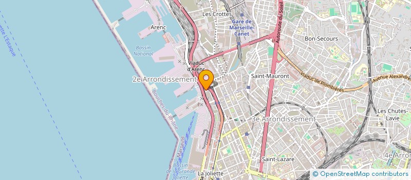 localisation de l'entreprise TRANSIT INTERNATIONAL SERVIES à MARSEILLE
