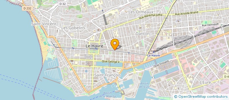 localisation de l'entreprise TRANSIT MARITIME ENTREPOSAGE AFFRETEMENT LOGISTIQUE  LE HAVRE