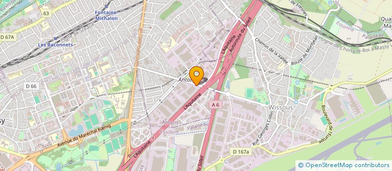 localisation de l'entreprise TRANSIT SERVICE EUROPE à ANTONY