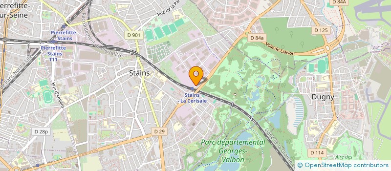 localisation de l'entreprise TRANSITAFRIQUE à STAINS