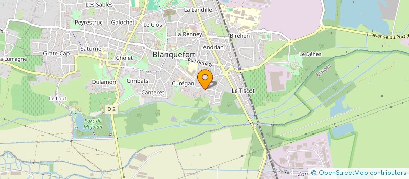 localisation de l'entreprise TRANSITANIA à BLANQUEFORT