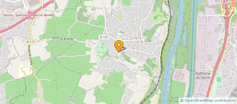 localisation de l'entreprise TRANSITIA à IRIGNY